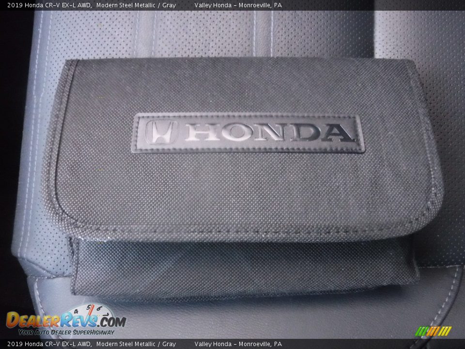 2019 Honda CR-V EX-L AWD Modern Steel Metallic / Gray Photo #32