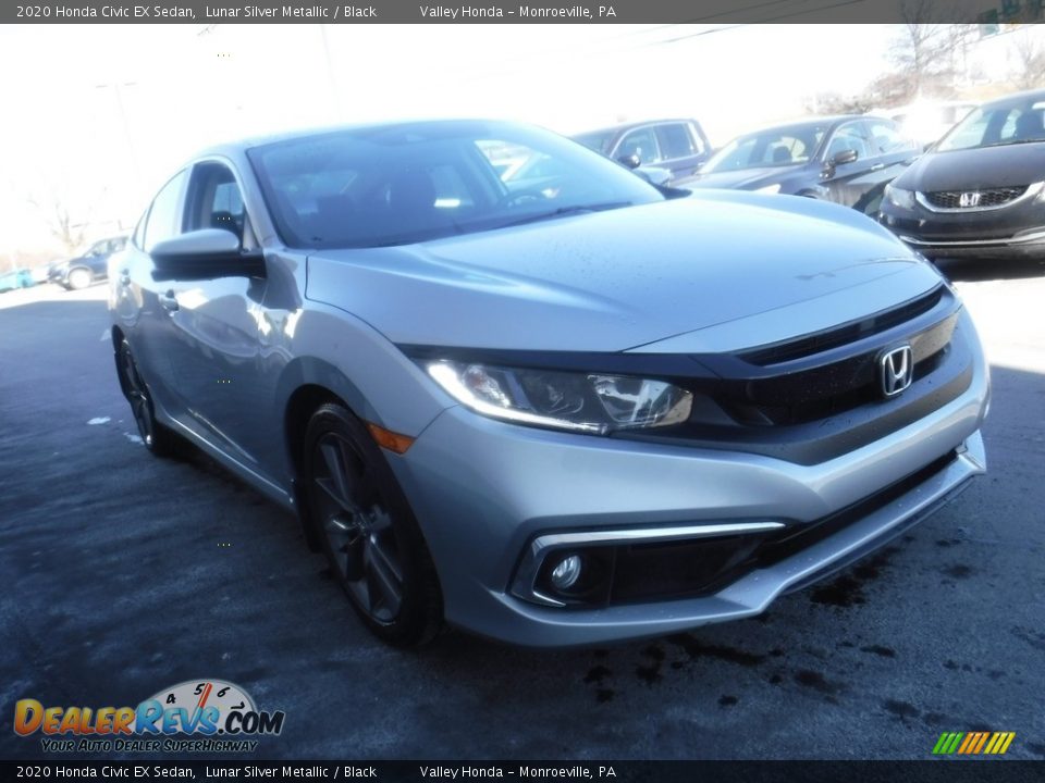 2020 Honda Civic EX Sedan Lunar Silver Metallic / Black Photo #5