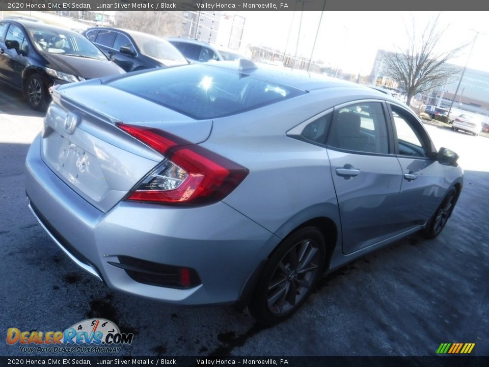 2020 Honda Civic EX Sedan Lunar Silver Metallic / Black Photo #6