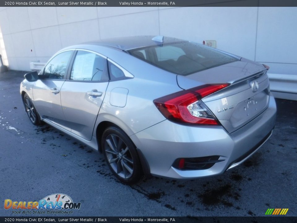 2020 Honda Civic EX Sedan Lunar Silver Metallic / Black Photo #8