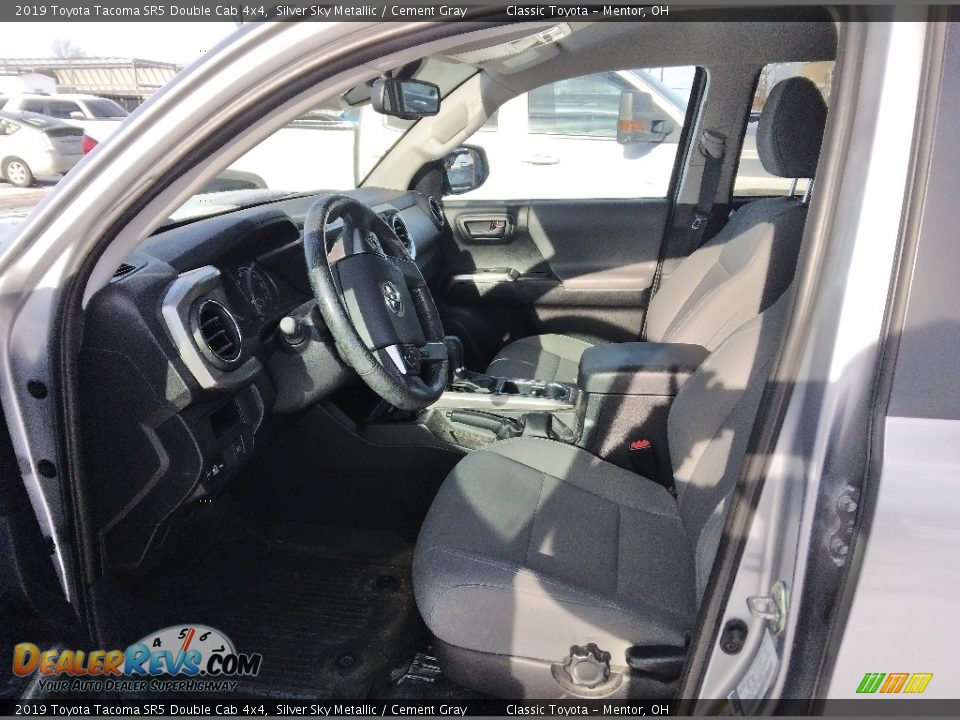 2019 Toyota Tacoma SR5 Double Cab 4x4 Silver Sky Metallic / Cement Gray Photo #2