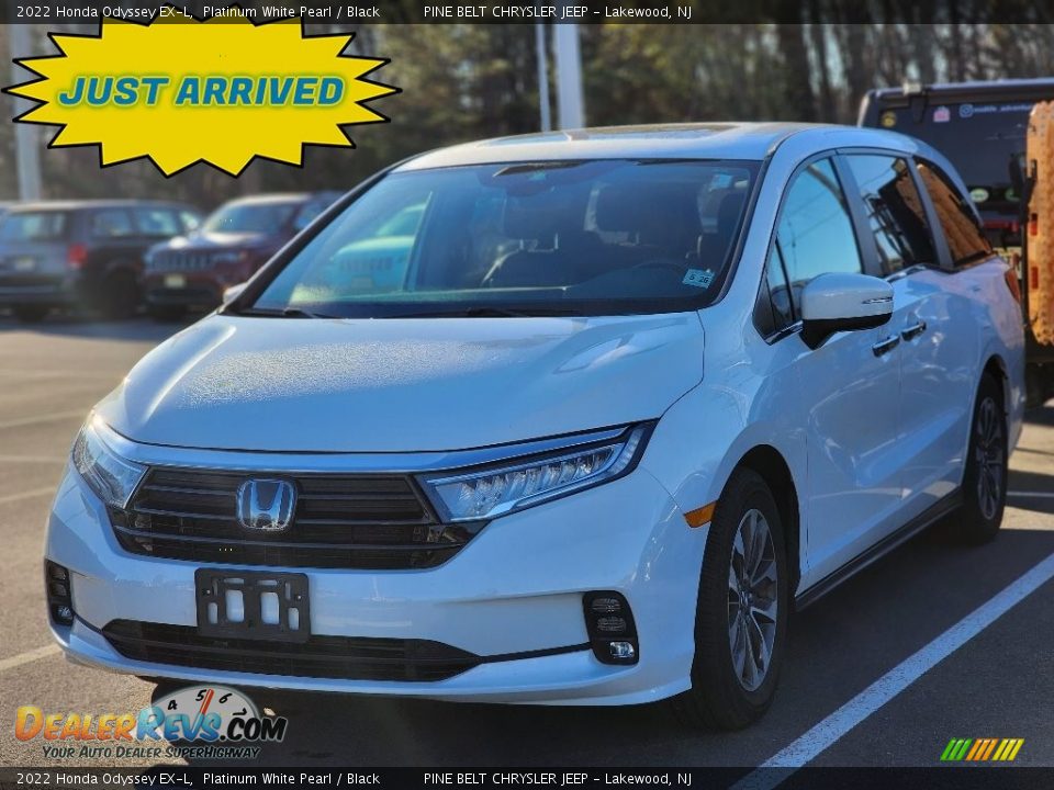 2022 Honda Odyssey EX-L Platinum White Pearl / Black Photo #1