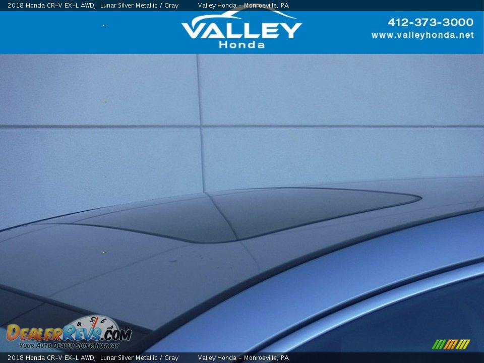 2018 Honda CR-V EX-L AWD Lunar Silver Metallic / Gray Photo #3