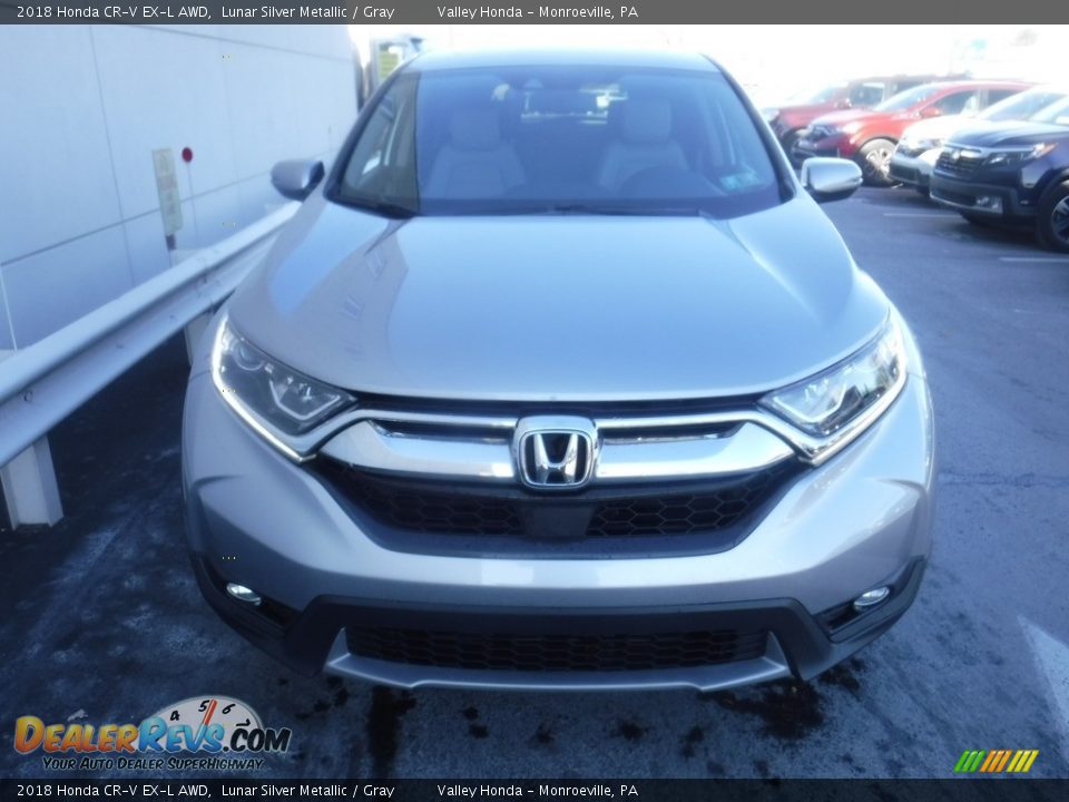 2018 Honda CR-V EX-L AWD Lunar Silver Metallic / Gray Photo #4