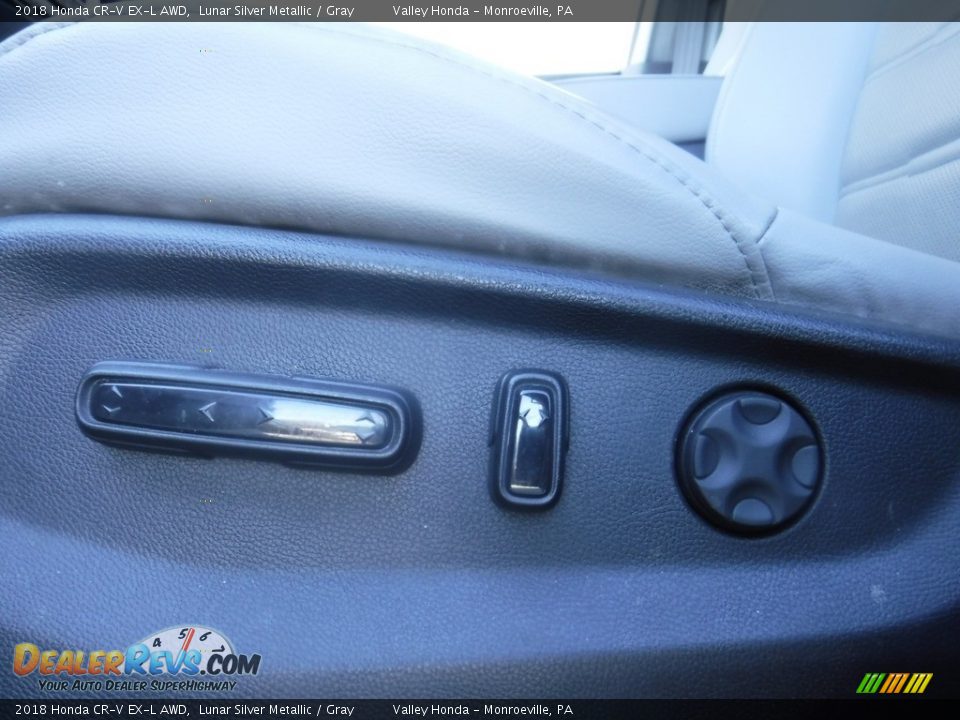 2018 Honda CR-V EX-L AWD Lunar Silver Metallic / Gray Photo #15