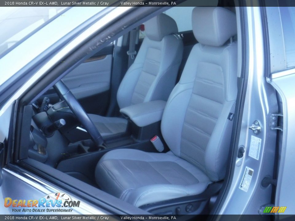 2018 Honda CR-V EX-L AWD Lunar Silver Metallic / Gray Photo #16