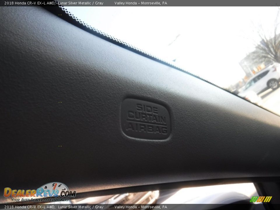 2018 Honda CR-V EX-L AWD Lunar Silver Metallic / Gray Photo #18