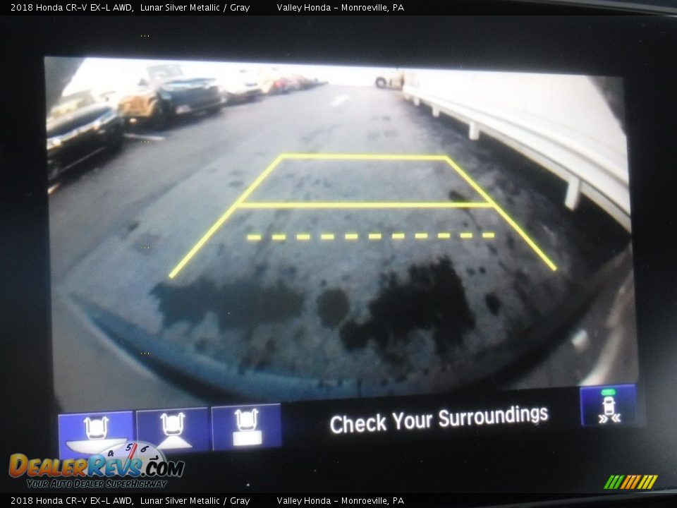 2018 Honda CR-V EX-L AWD Lunar Silver Metallic / Gray Photo #21