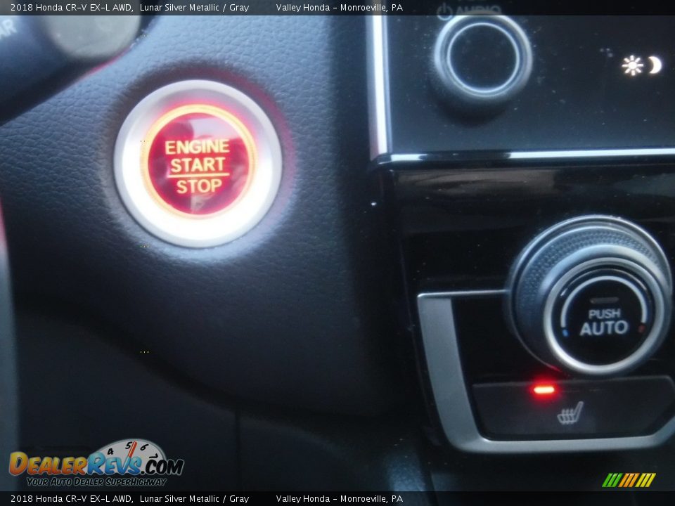 2018 Honda CR-V EX-L AWD Lunar Silver Metallic / Gray Photo #22