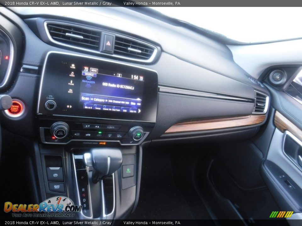 2018 Honda CR-V EX-L AWD Lunar Silver Metallic / Gray Photo #23