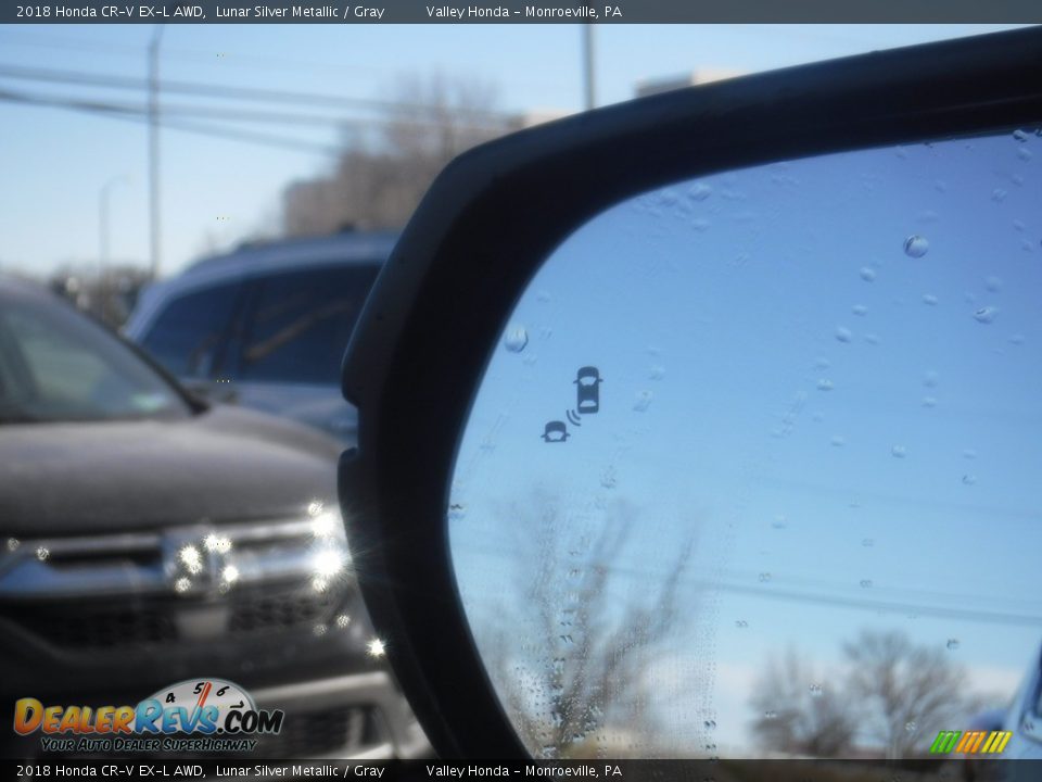 2018 Honda CR-V EX-L AWD Lunar Silver Metallic / Gray Photo #27