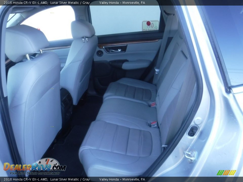 2018 Honda CR-V EX-L AWD Lunar Silver Metallic / Gray Photo #29