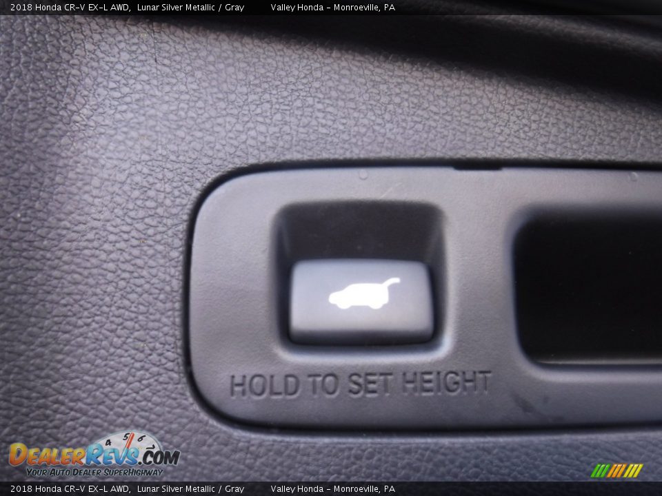 2018 Honda CR-V EX-L AWD Lunar Silver Metallic / Gray Photo #31
