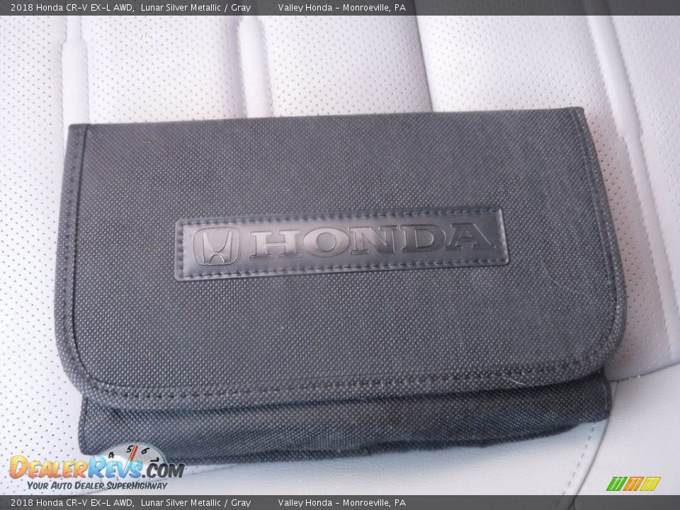 2018 Honda CR-V EX-L AWD Lunar Silver Metallic / Gray Photo #33