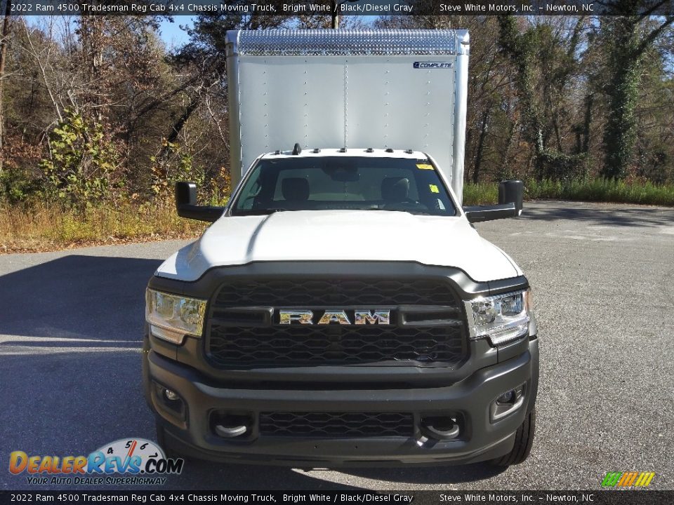 2022 Ram 4500 Tradesman Reg Cab 4x4 Chassis Moving Truck Bright White / Black/Diesel Gray Photo #3