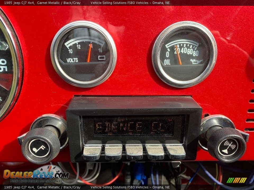 1985 Jeep CJ7 4x4 Gauges Photo #18