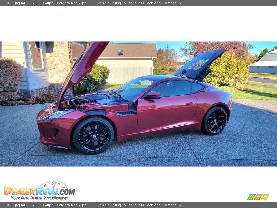 2016 Jaguar F-TYPE S Coupe Caldera Red / Jet Photo #1