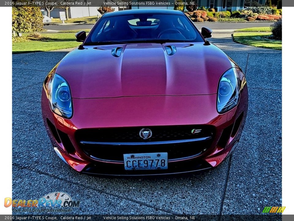 2016 Jaguar F-TYPE S Coupe Caldera Red / Jet Photo #5