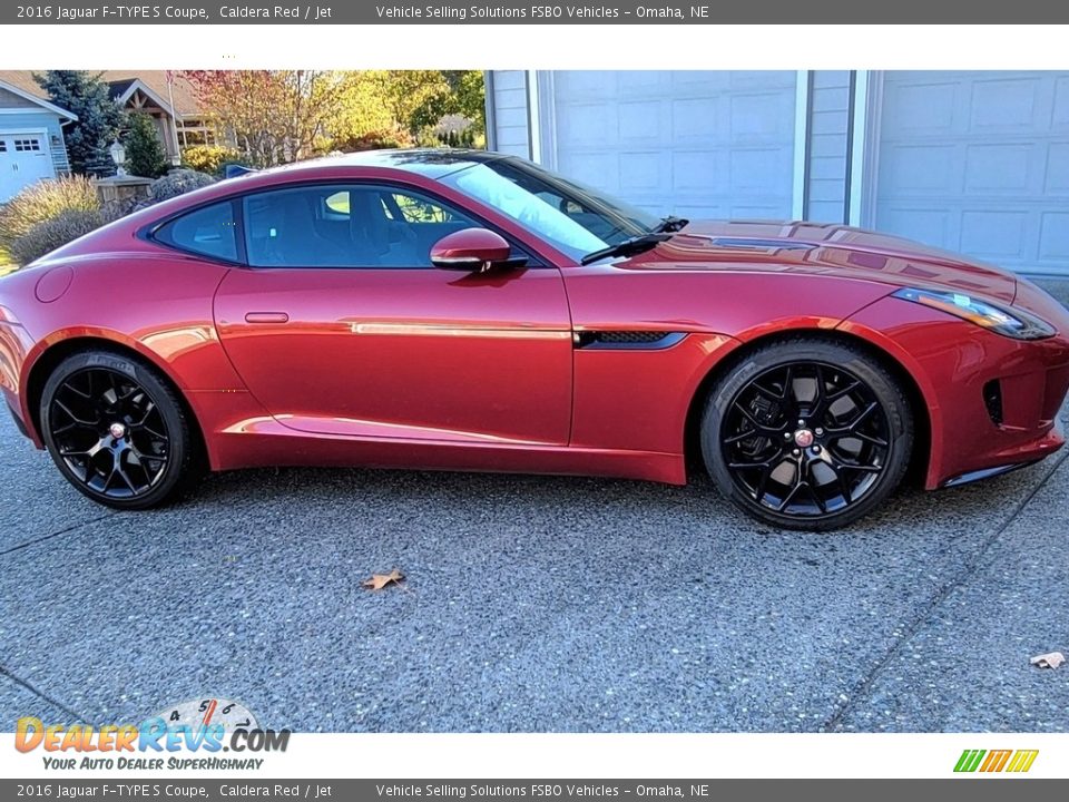 2016 Jaguar F-TYPE S Coupe Caldera Red / Jet Photo #11