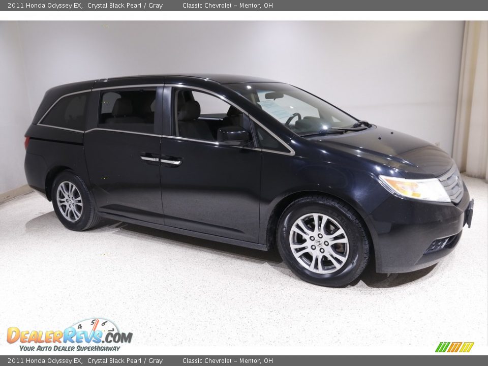 2011 Honda Odyssey EX Crystal Black Pearl / Gray Photo #1