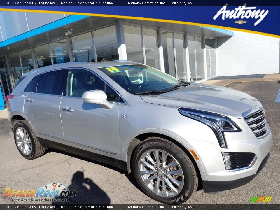 2019 Cadillac XT5 Luxury AWD Radiant Silver Metallic / Jet Black Photo #1