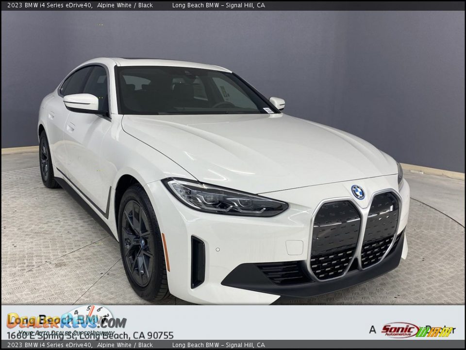 2023 BMW i4 Series eDrive40 Alpine White / Black Photo #1