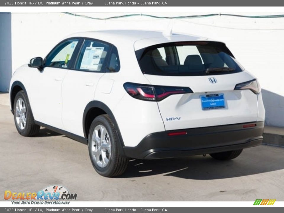 2023 Honda HR-V LX Platinum White Pearl / Gray Photo #2