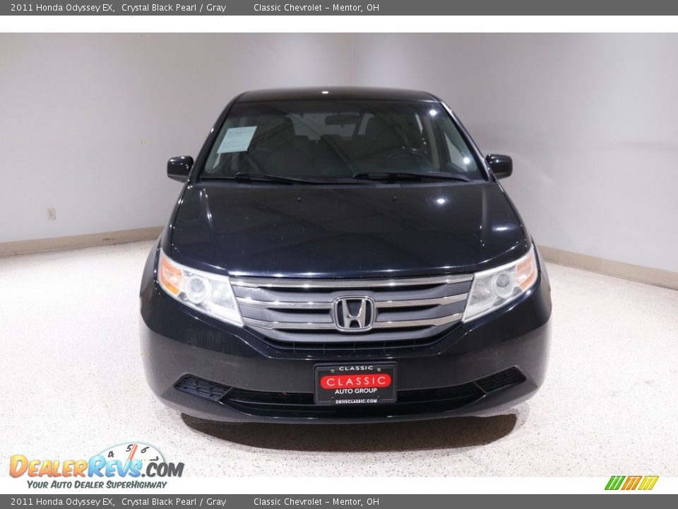 2011 Honda Odyssey EX Crystal Black Pearl / Gray Photo #2