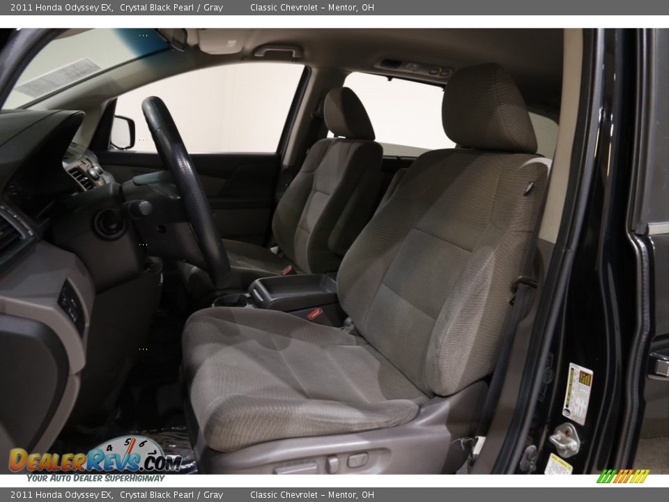 2011 Honda Odyssey EX Crystal Black Pearl / Gray Photo #5