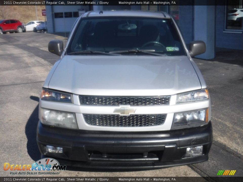 2011 Chevrolet Colorado LT Regular Cab Sheer Silver Metallic / Ebony Photo #5