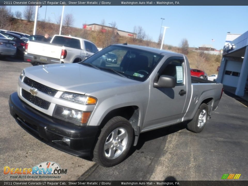 Sheer Silver Metallic 2011 Chevrolet Colorado LT Regular Cab Photo #6