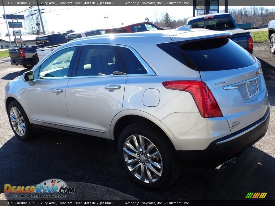 2019 Cadillac XT5 Luxury AWD Radiant Silver Metallic / Jet Black Photo #6