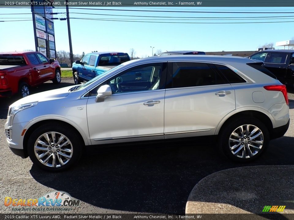 2019 Cadillac XT5 Luxury AWD Radiant Silver Metallic / Jet Black Photo #7