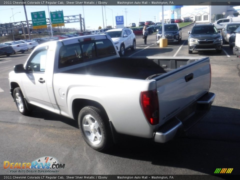 2011 Chevrolet Colorado LT Regular Cab Sheer Silver Metallic / Ebony Photo #8