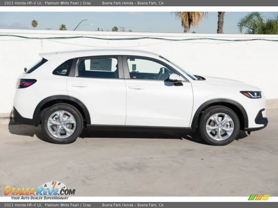 2023 Honda HR-V LX Platinum White Pearl / Gray Photo #10