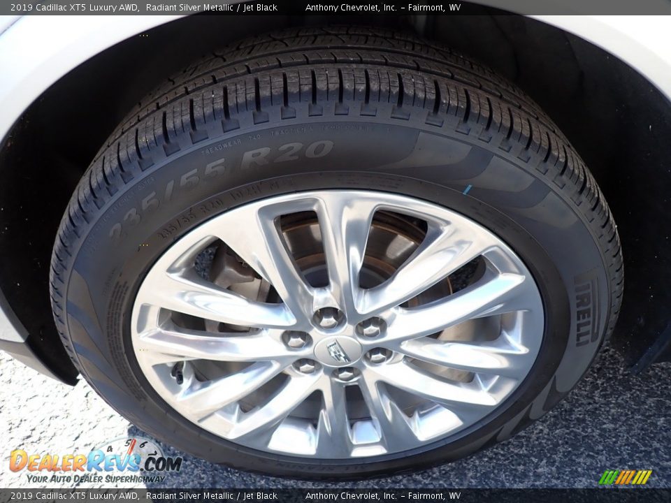 2019 Cadillac XT5 Luxury AWD Radiant Silver Metallic / Jet Black Photo #10