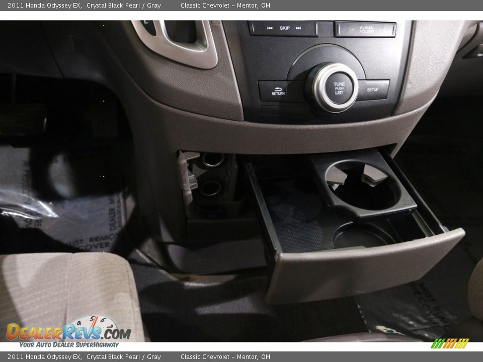 2011 Honda Odyssey EX Crystal Black Pearl / Gray Photo #12