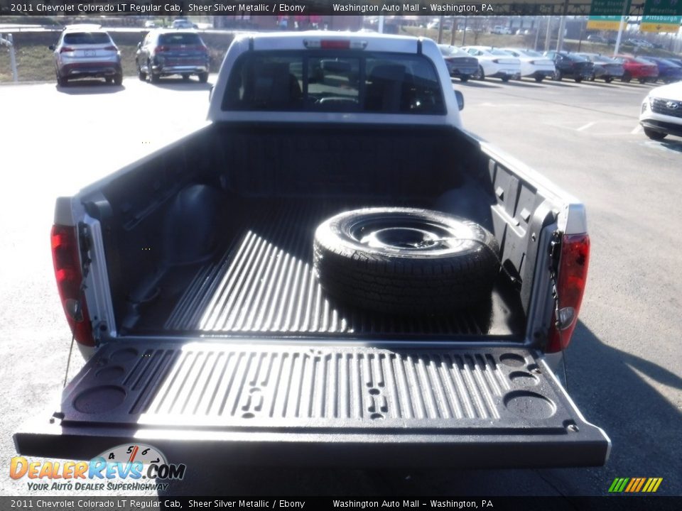 2011 Chevrolet Colorado LT Regular Cab Sheer Silver Metallic / Ebony Photo #12