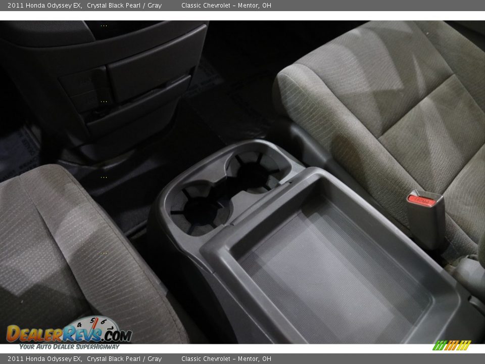 2011 Honda Odyssey EX Crystal Black Pearl / Gray Photo #13