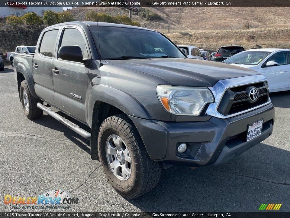 2015 Toyota Tacoma V6 Double Cab 4x4 Magnetic Gray Metallic / Graphite Photo #1