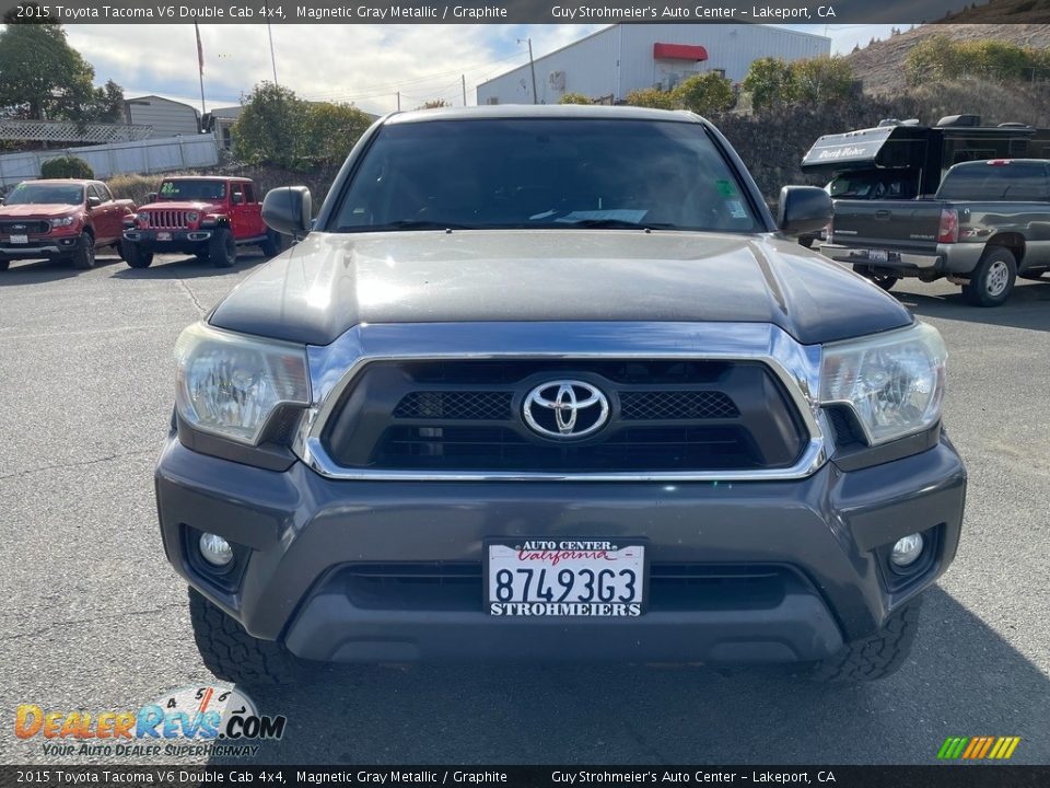 2015 Toyota Tacoma V6 Double Cab 4x4 Magnetic Gray Metallic / Graphite Photo #2