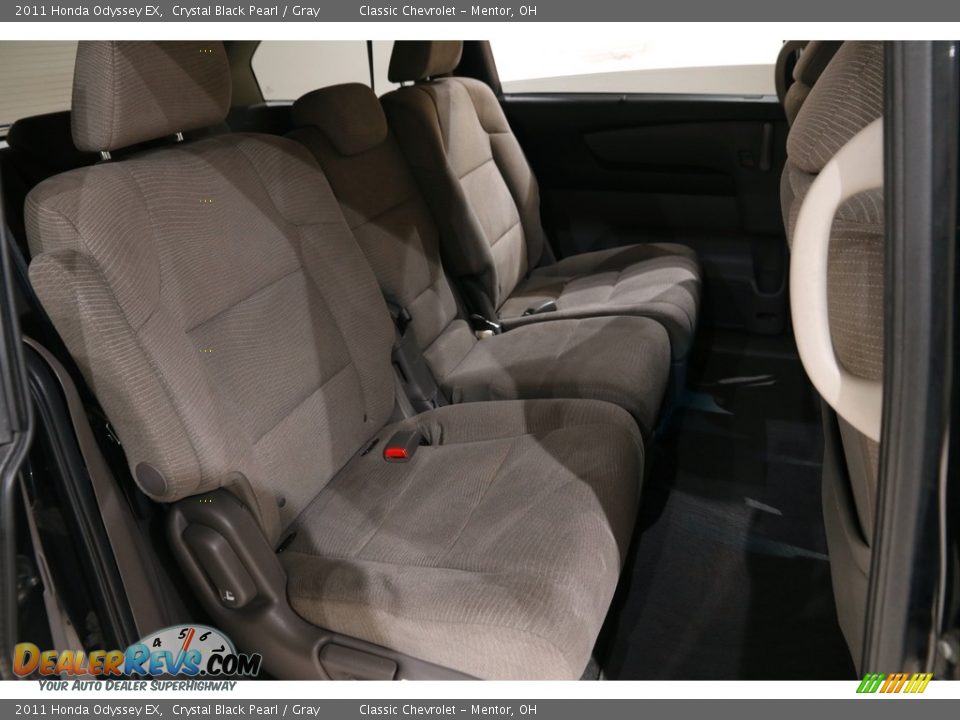 2011 Honda Odyssey EX Crystal Black Pearl / Gray Photo #15