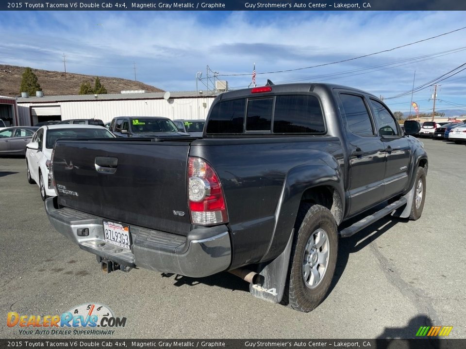 2015 Toyota Tacoma V6 Double Cab 4x4 Magnetic Gray Metallic / Graphite Photo #6