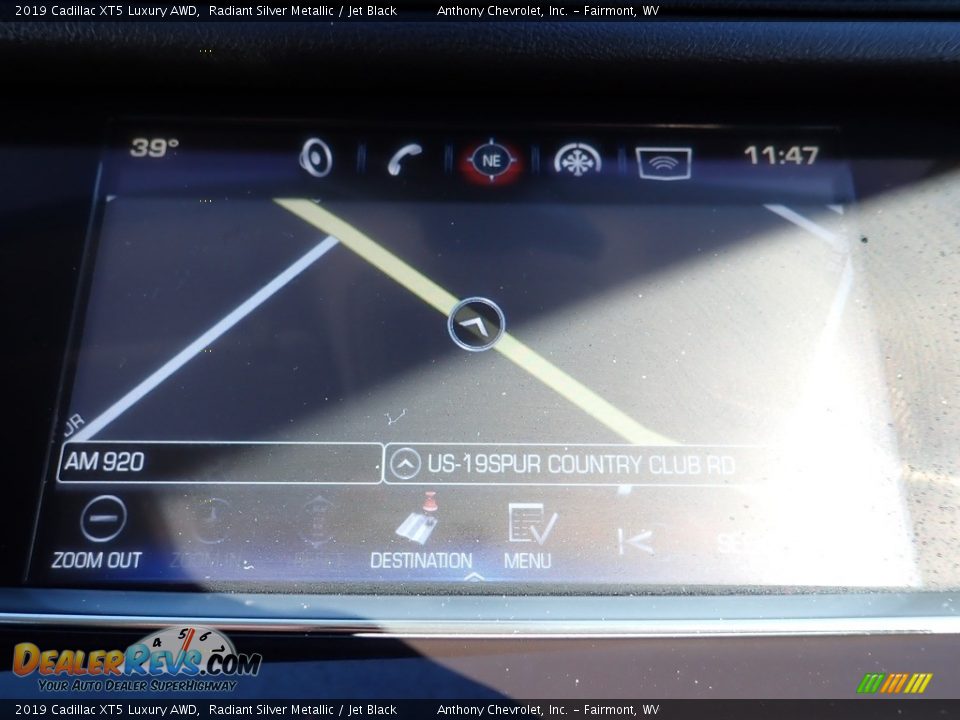 2019 Cadillac XT5 Luxury AWD Radiant Silver Metallic / Jet Black Photo #18
