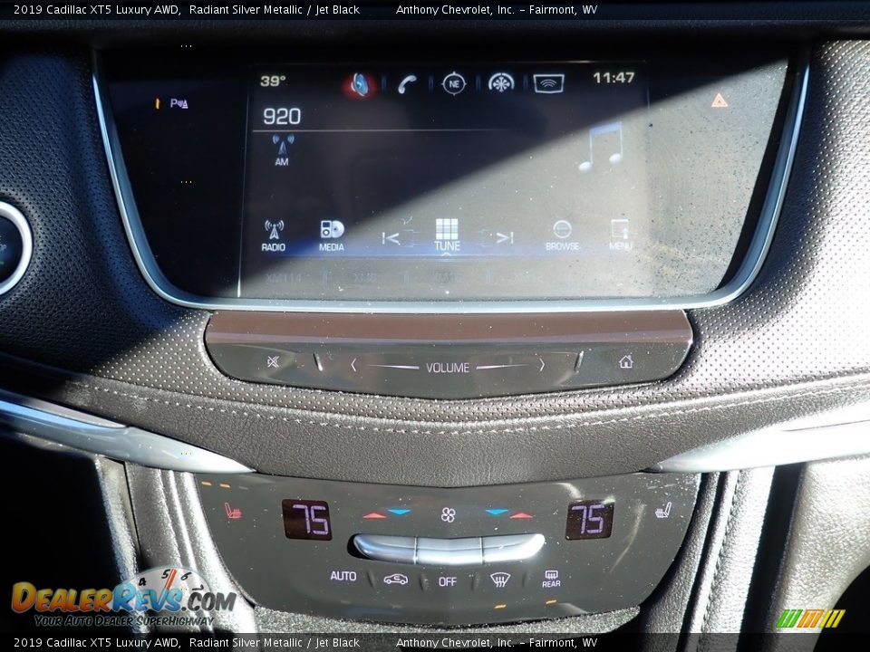 2019 Cadillac XT5 Luxury AWD Radiant Silver Metallic / Jet Black Photo #19