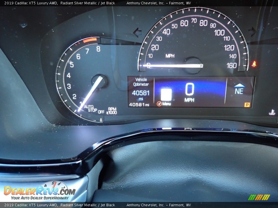2019 Cadillac XT5 Luxury AWD Radiant Silver Metallic / Jet Black Photo #20