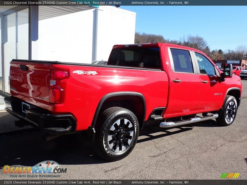 2020 Chevrolet Silverado 2500HD Custom Crew Cab 4x4 Red Hot / Jet Black Photo #3