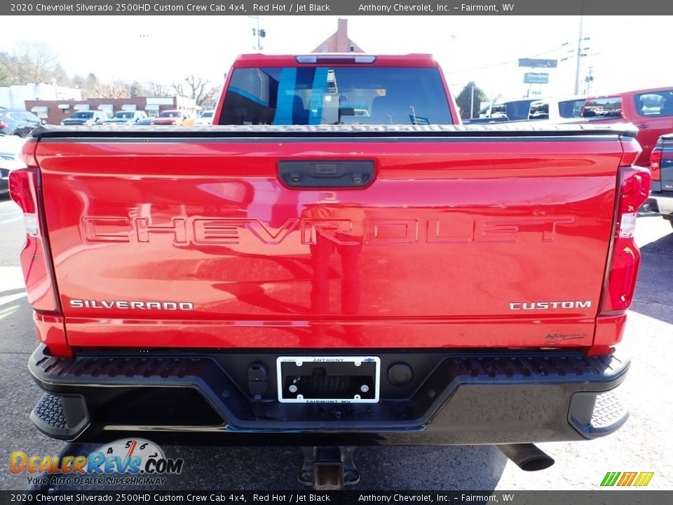 2020 Chevrolet Silverado 2500HD Custom Crew Cab 4x4 Red Hot / Jet Black Photo #4
