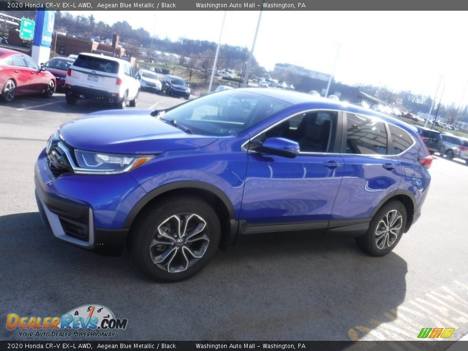 2020 Honda CR-V EX-L AWD Aegean Blue Metallic / Black Photo #6