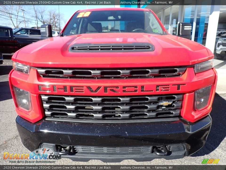 2020 Chevrolet Silverado 2500HD Custom Crew Cab 4x4 Red Hot / Jet Black Photo #9